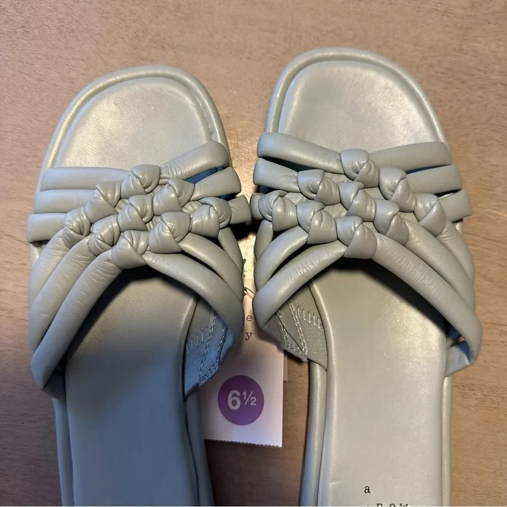 a‎ new day Light Blue / Dulce Sandals - Size 6.5 NWT